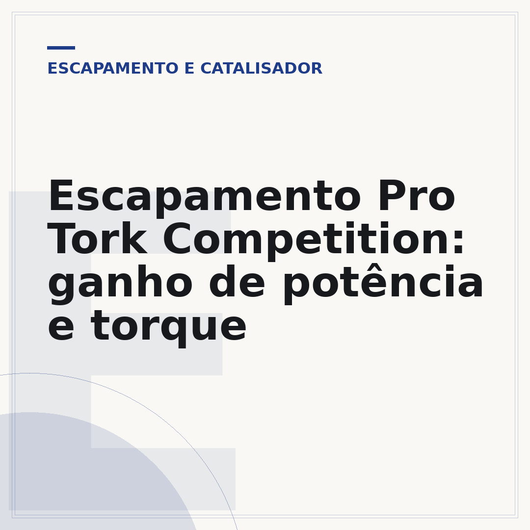 Escapamento Pro Tork Competition: ganho de potência e torque