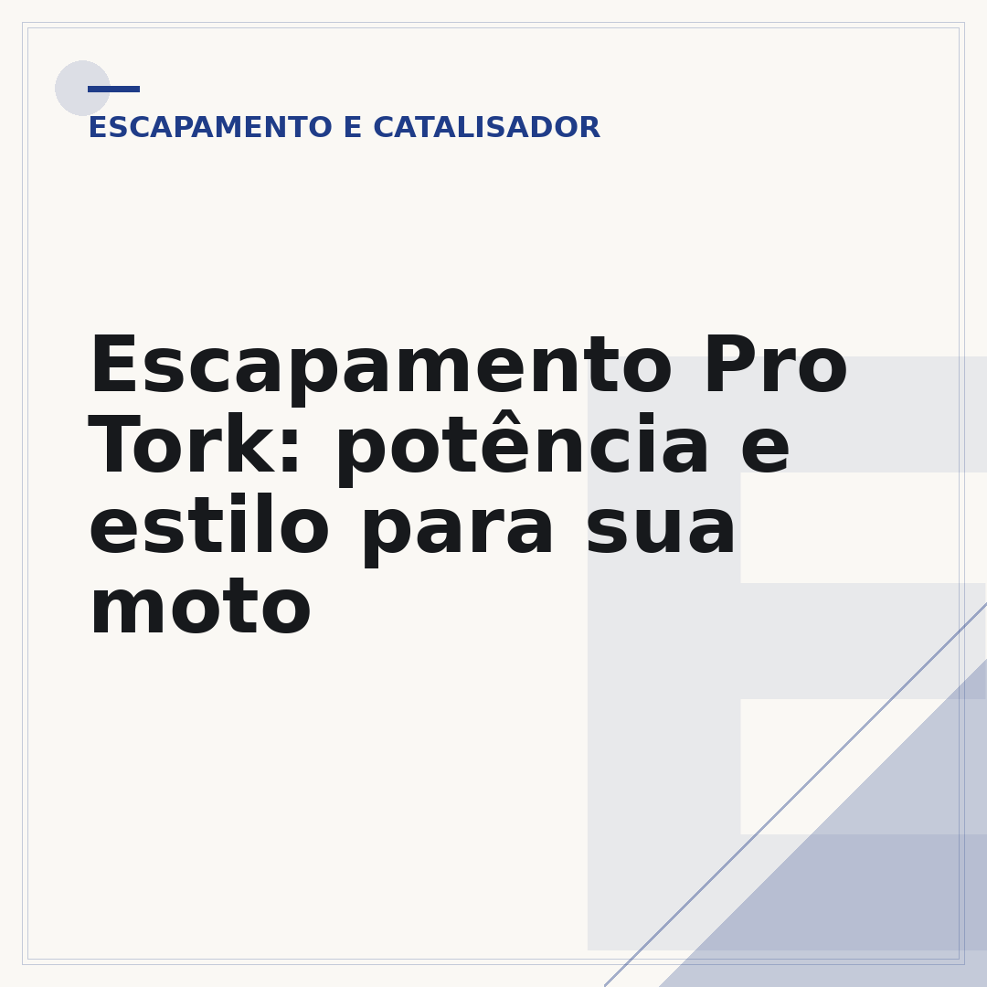 Escapamento Pro Tork: potência e estilo para sua moto