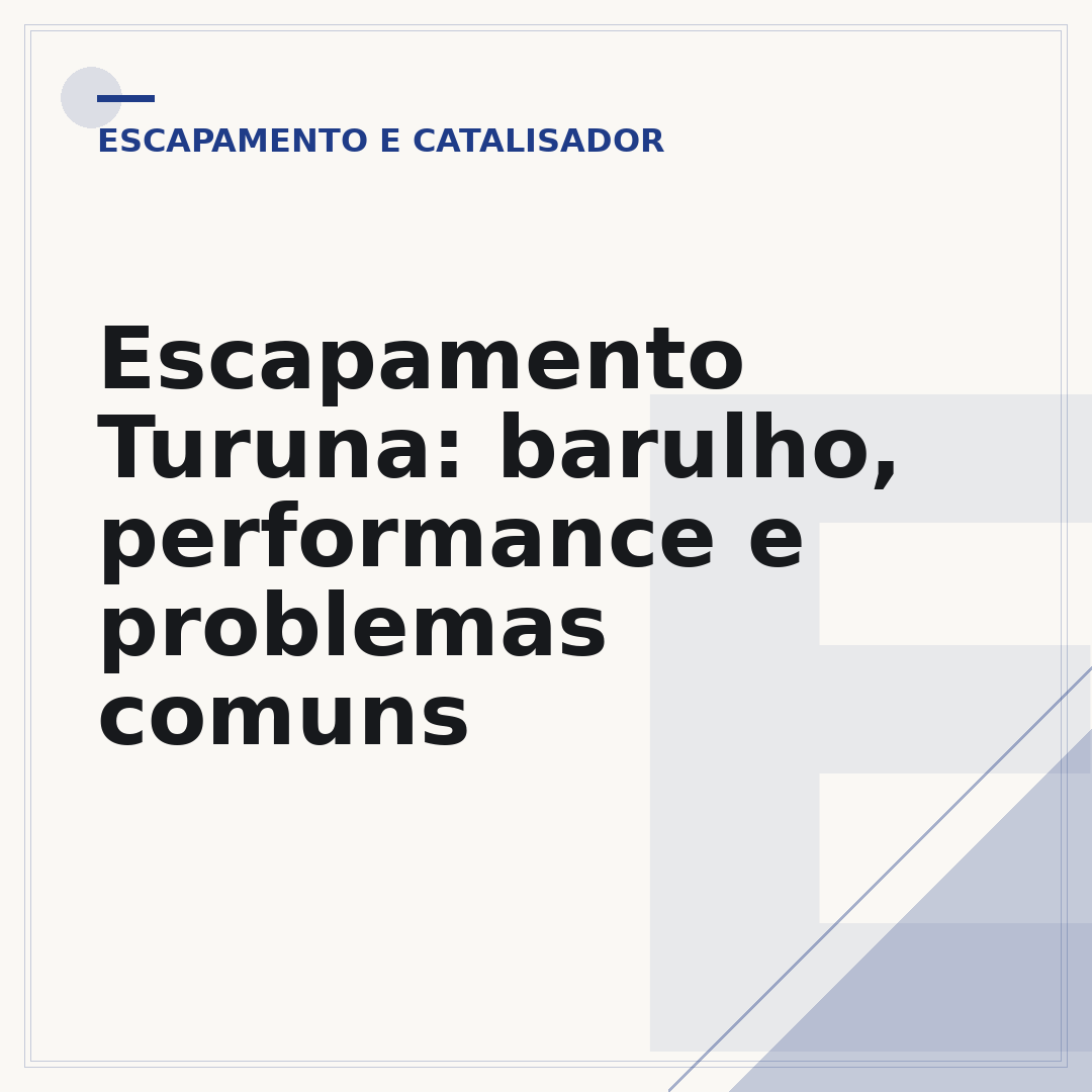 Escapamento Turuna: barulho, performance e problemas comuns