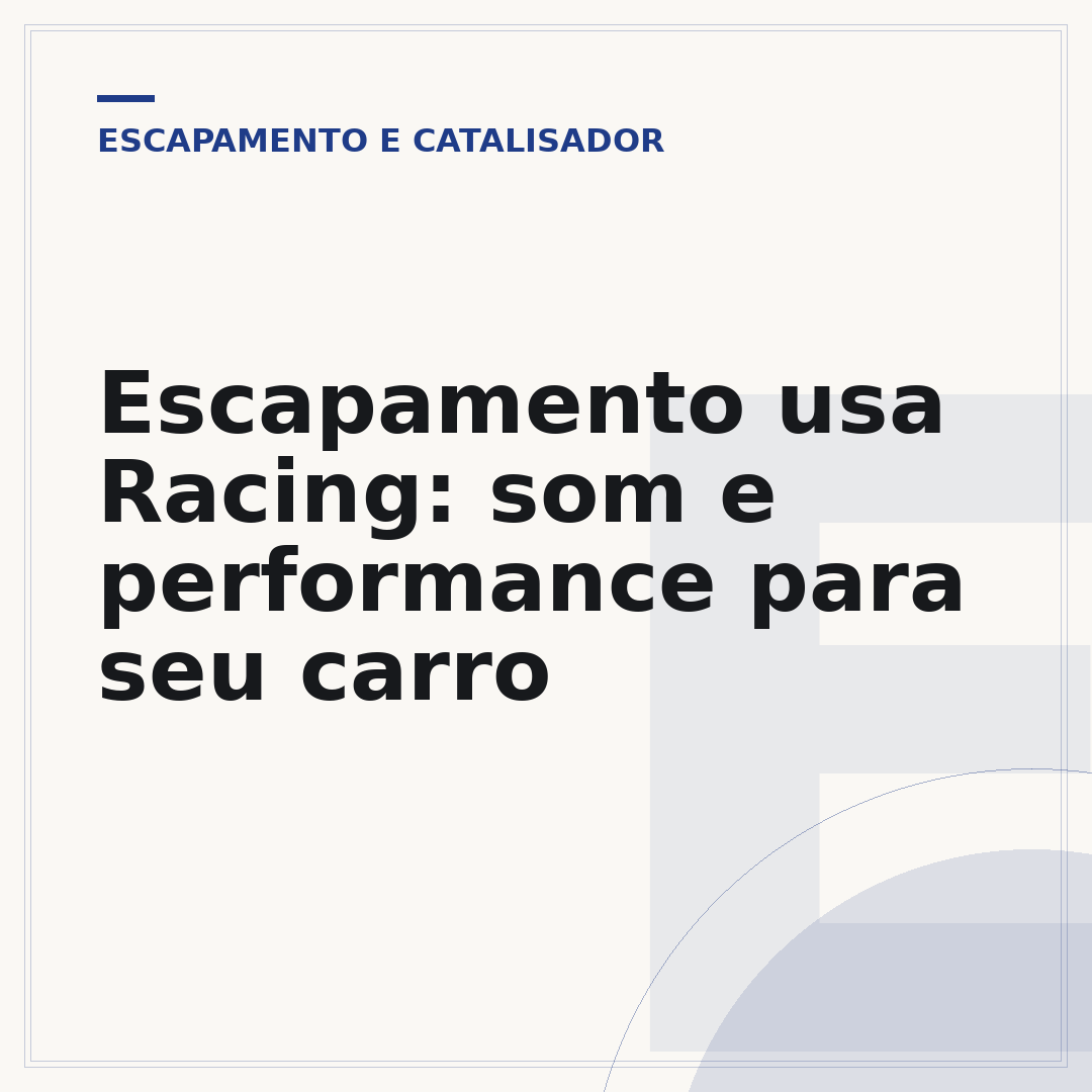 Escapamento usa Racing: som e performance para seu carro