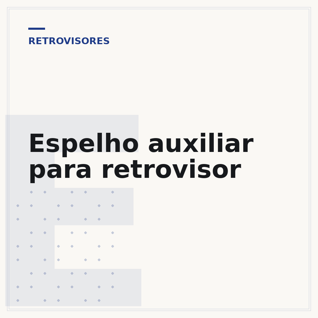 Espelho auxiliar para retrovisor