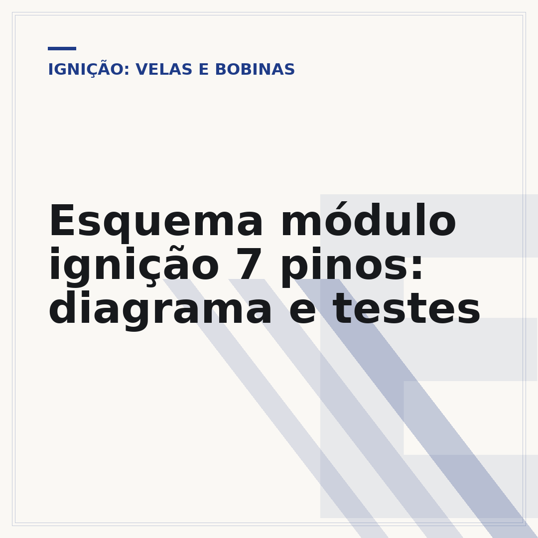 Esquema módulo ignição 7 pinos: diagrama e testes