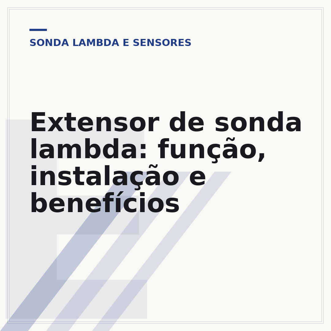 Extensor de sonda lambda: função, instalação e benefícios