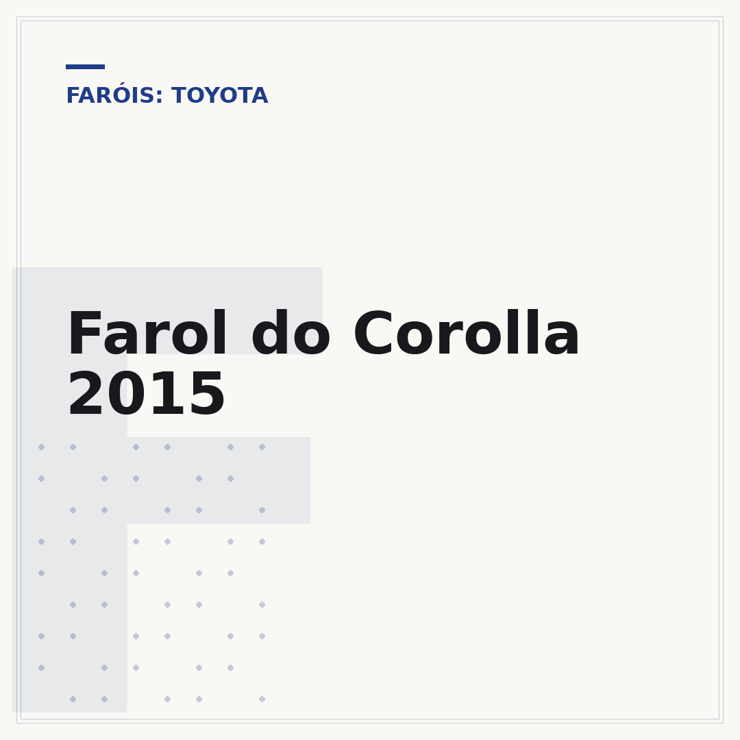 Farol do Corolla 2015