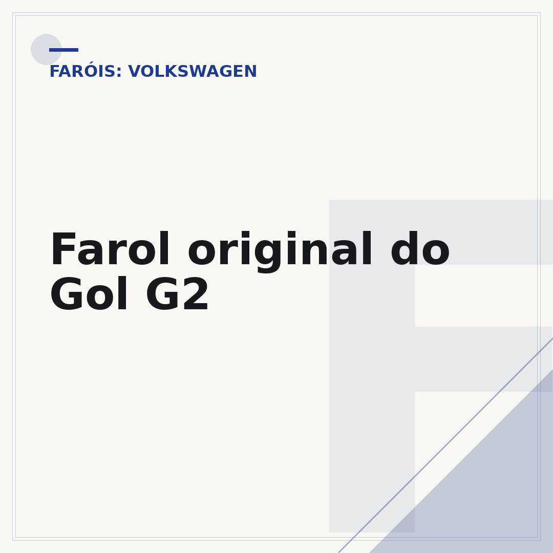 Farol original do Gol G2