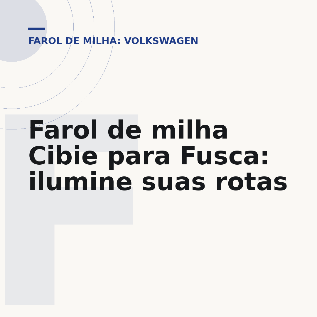 Farol de milha Cibie para Fusca: ilumine suas rotas