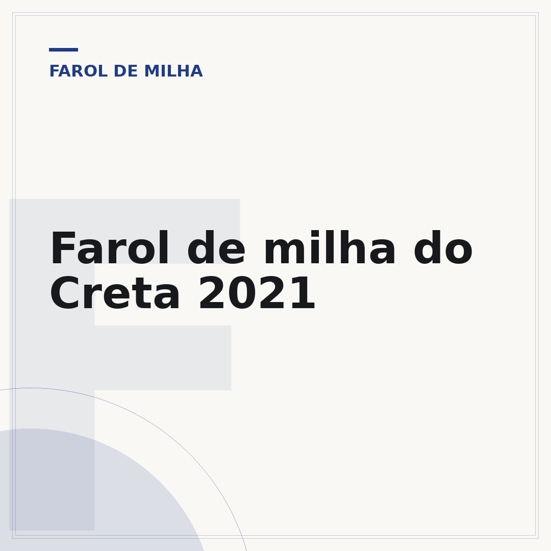 Farol de milha do Creta 2021