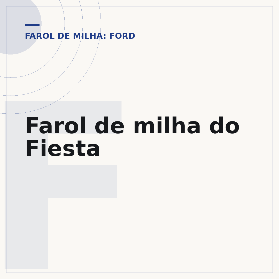 Farol de milha do Fiesta