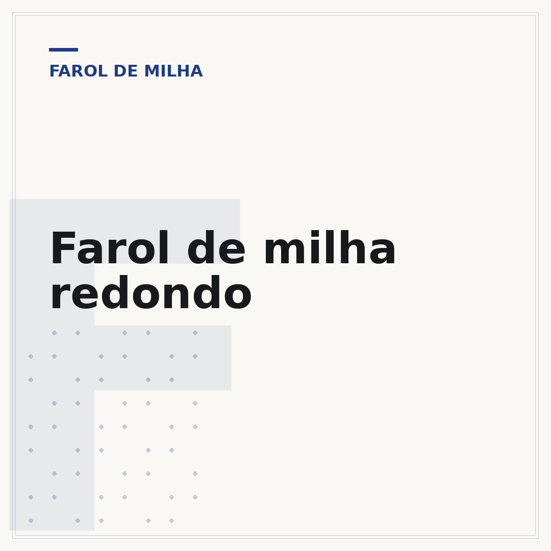 Farol de milha redondo