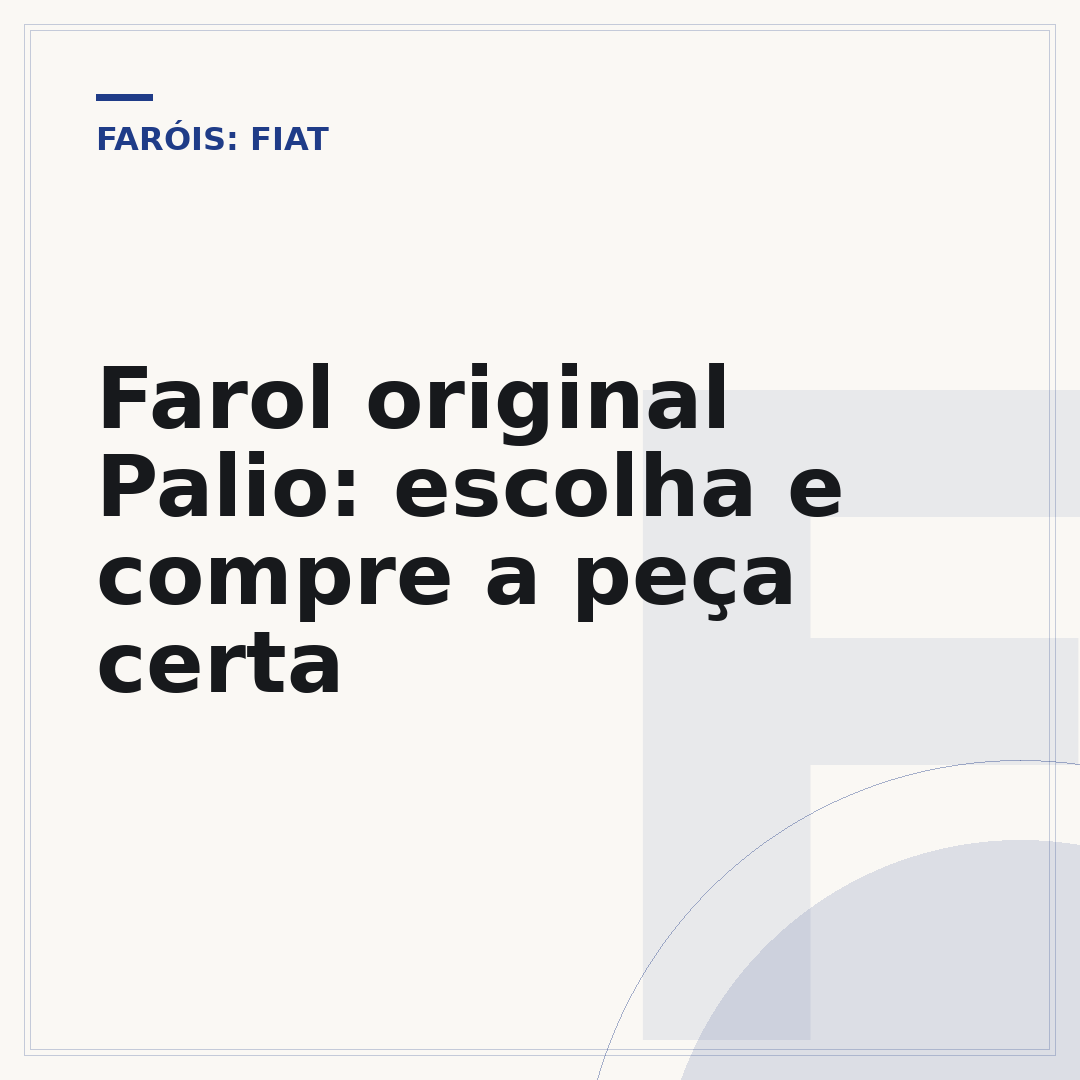 Farol original Palio: escolha e compre a peça certa