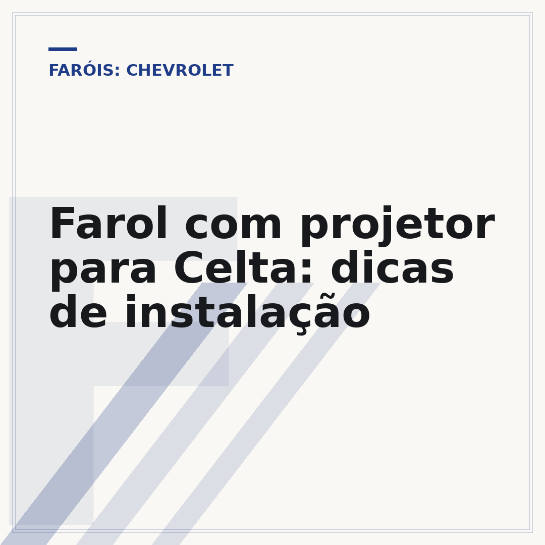 Farol com projetor para Celta: dicas de instalação