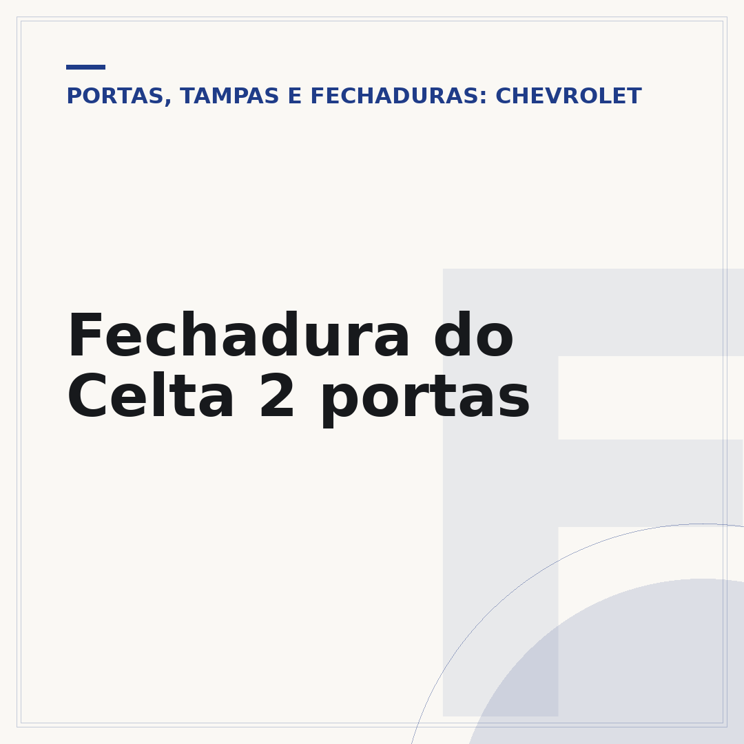 Fechadura do Celta 2 portas