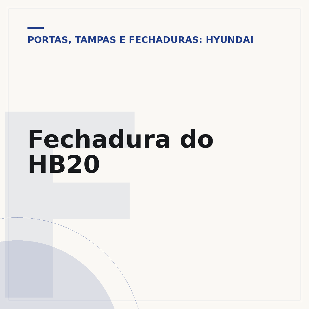 Fechadura do HB20