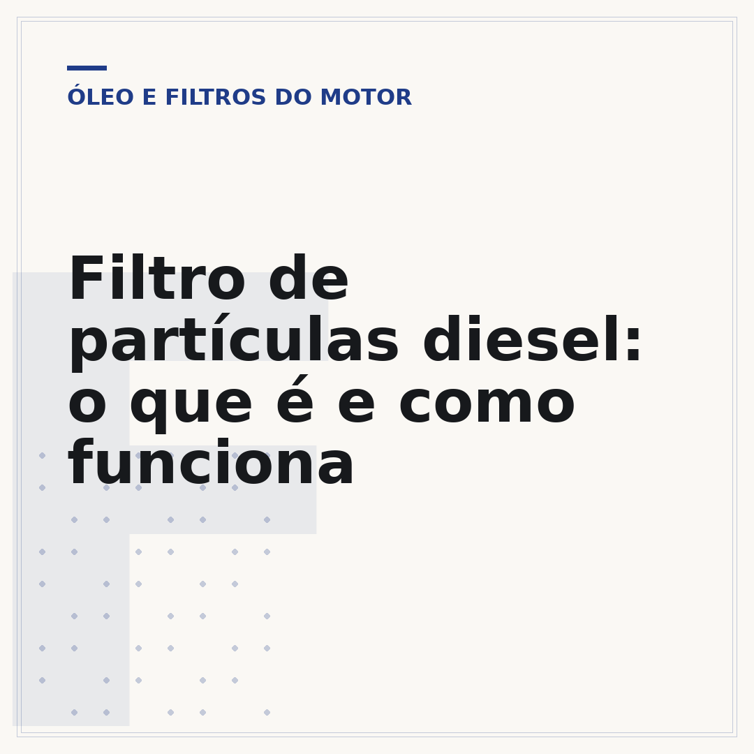 Filtro de partículas diesel: o que é e como funciona