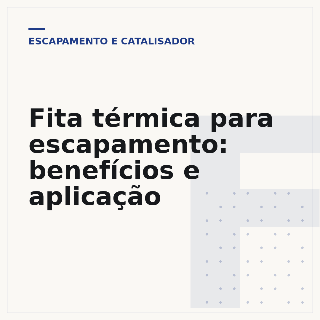 Fita térmica para escapamento: benefícios e aplicação