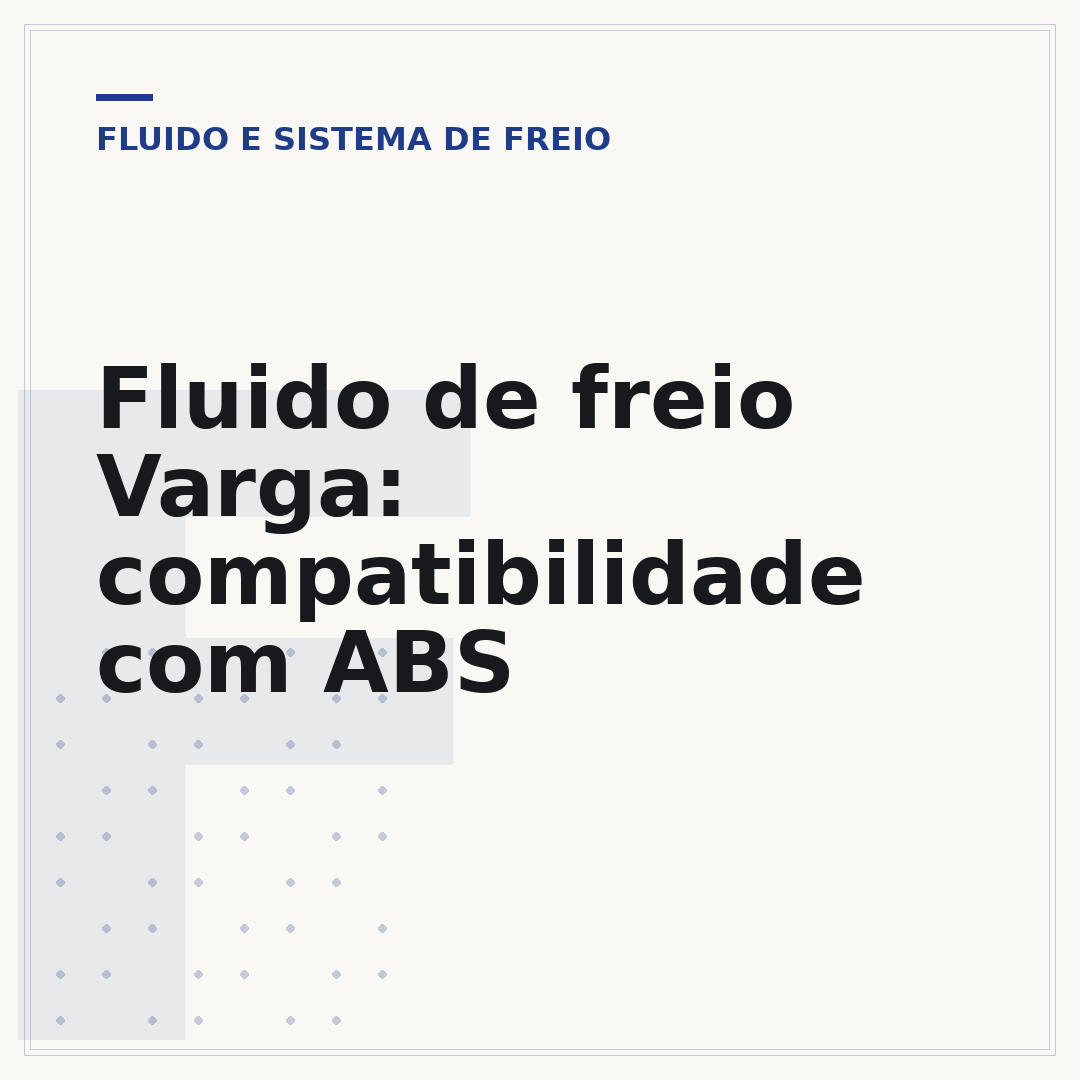 Fluido de freio Varga: compatibilidade com ABS