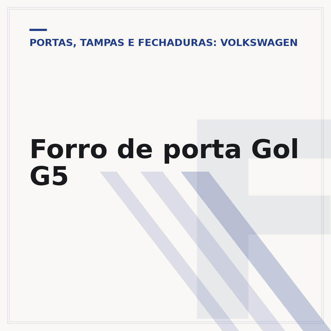 Forro de porta Gol G5