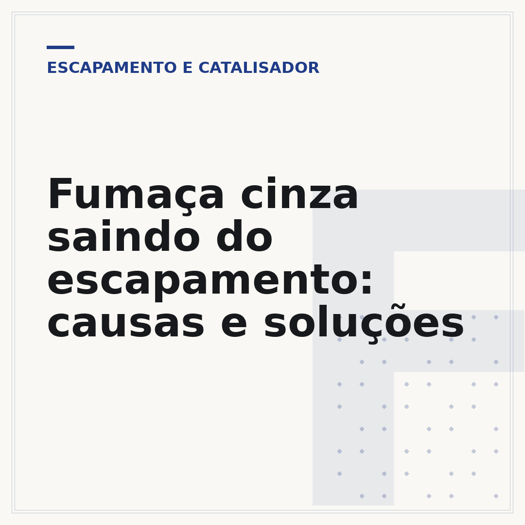 Fumaça cinza saindo do escapamento: causas e soluções