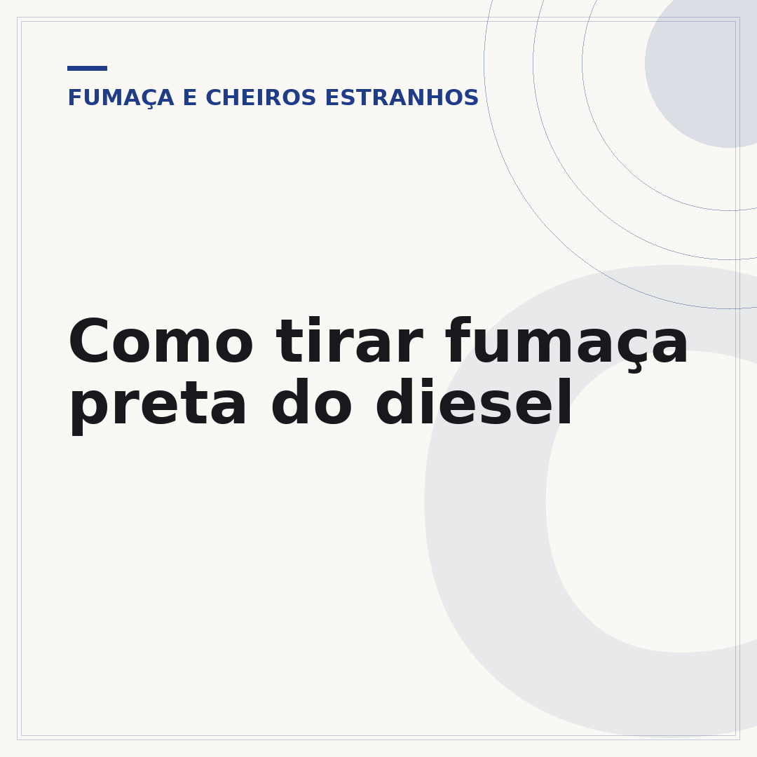 Como tirar fumaça preta do diesel