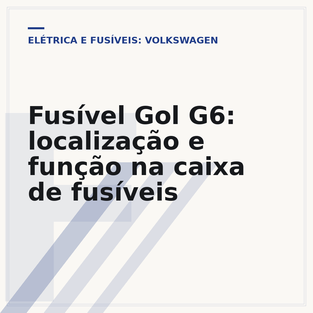 Fusível Gol G6: localização e função na caixa de fusíveis