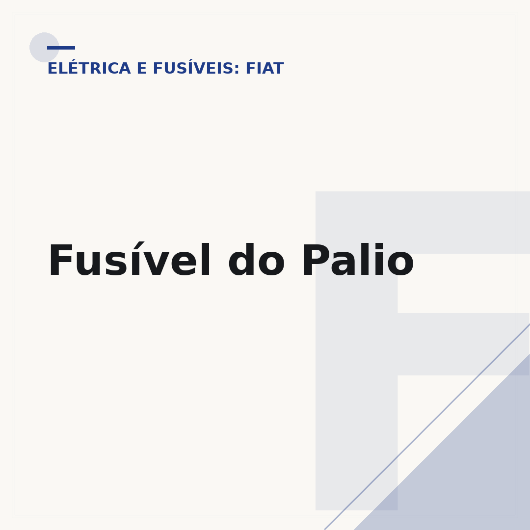Fusível do Palio