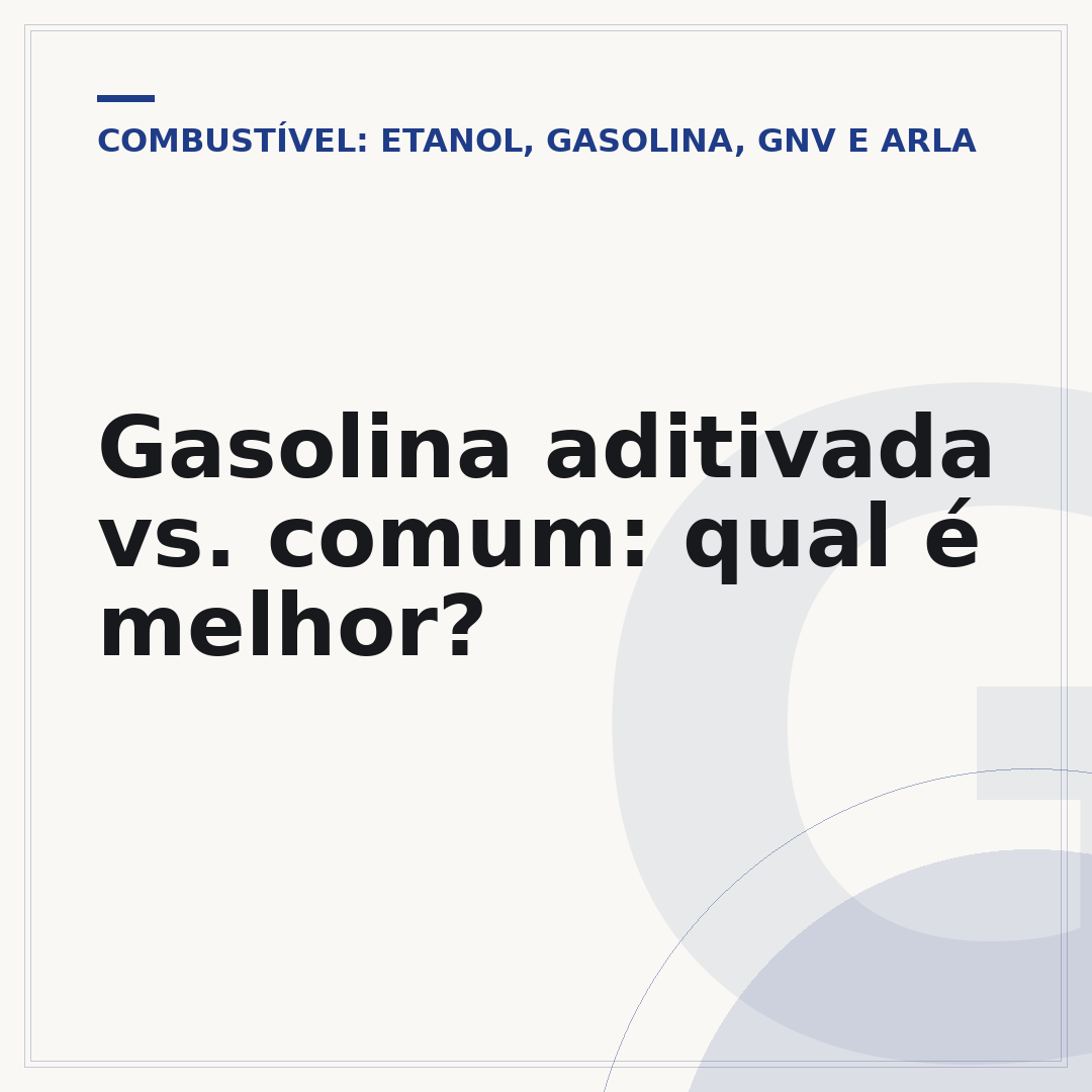 Gasolina aditivada vs. comum: qual é melhor?