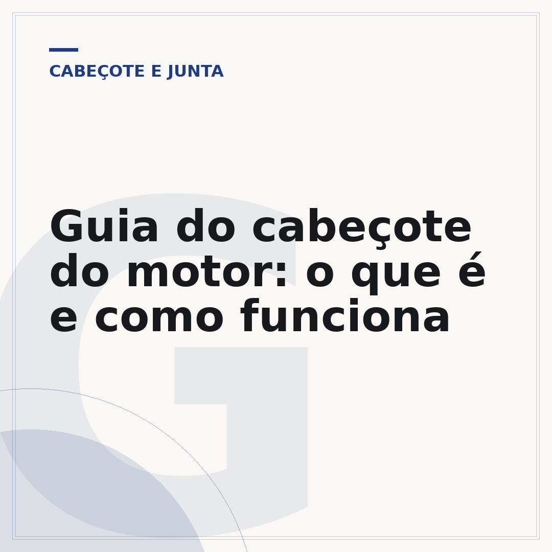 Guia do cabeçote do motor: o que é e como funciona