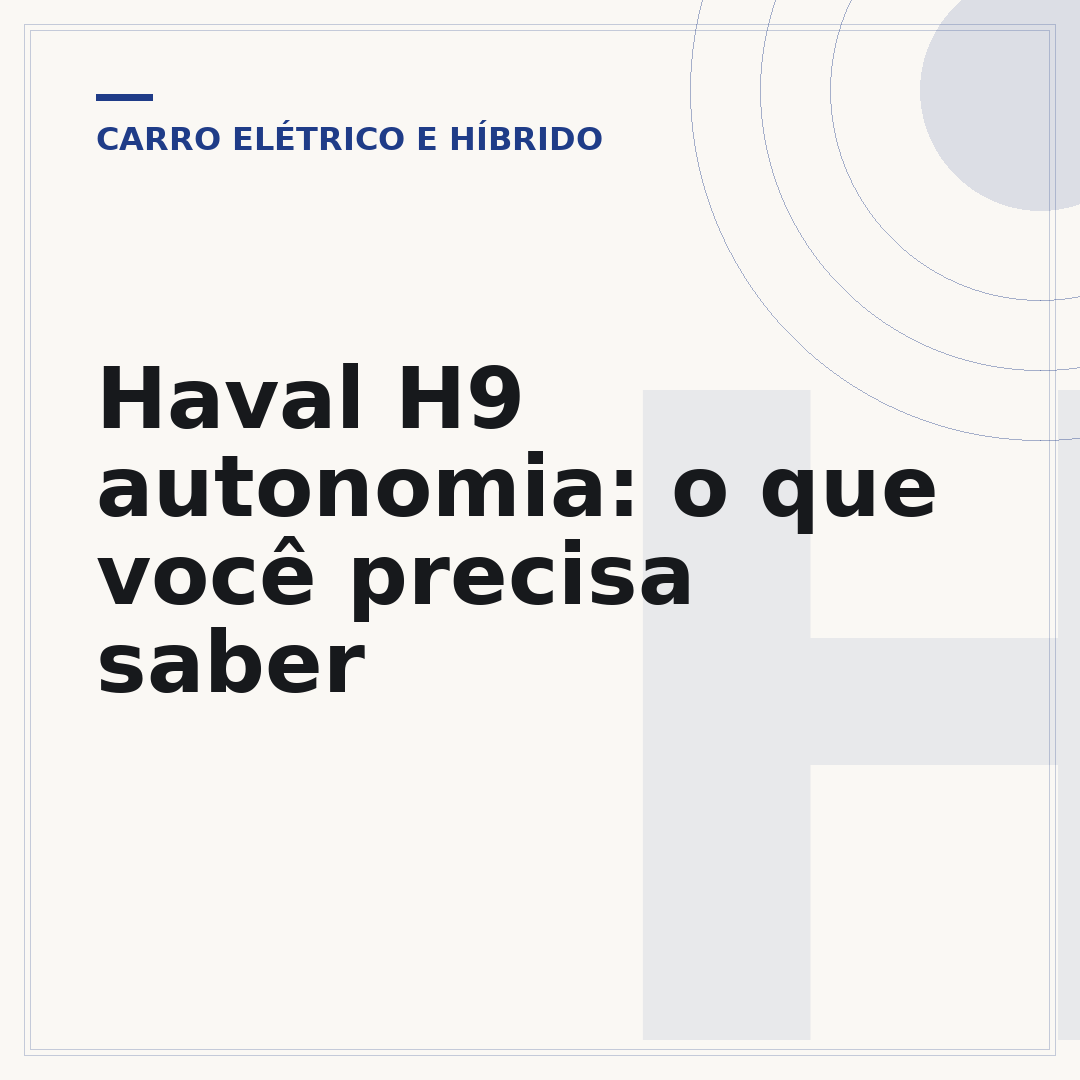 Haval H9 autonomia: o que você precisa saber