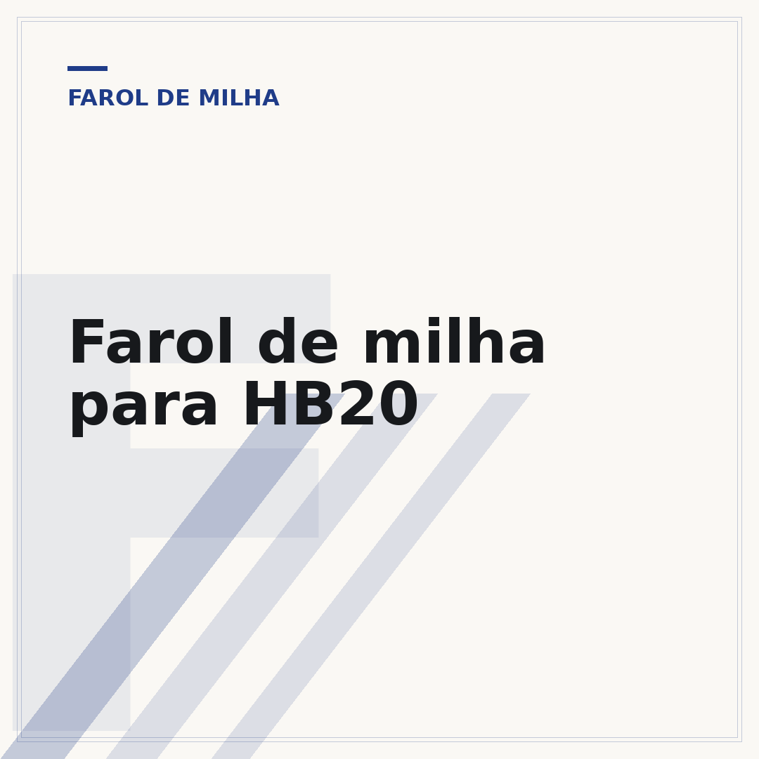 Farol de milha para HB20