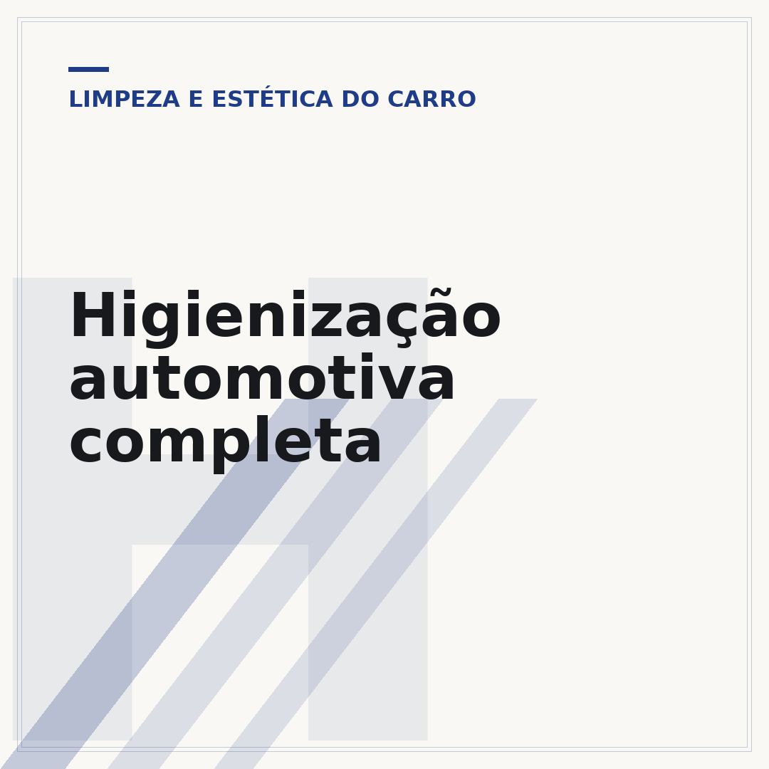 Higienização automotiva completa
