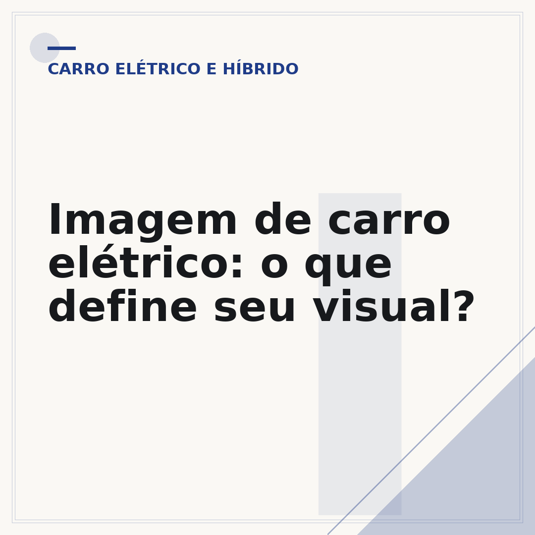 Imagem de carro elétrico: o que define seu visual?