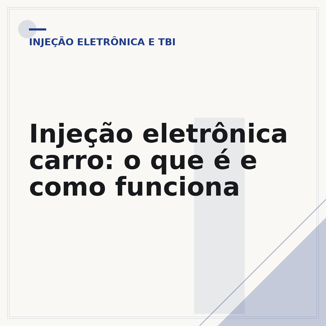 Injeção eletrônica carro: o que é e como funciona