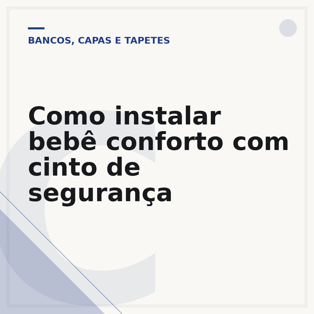Como instalar bebê conforto com cinto de segurança
