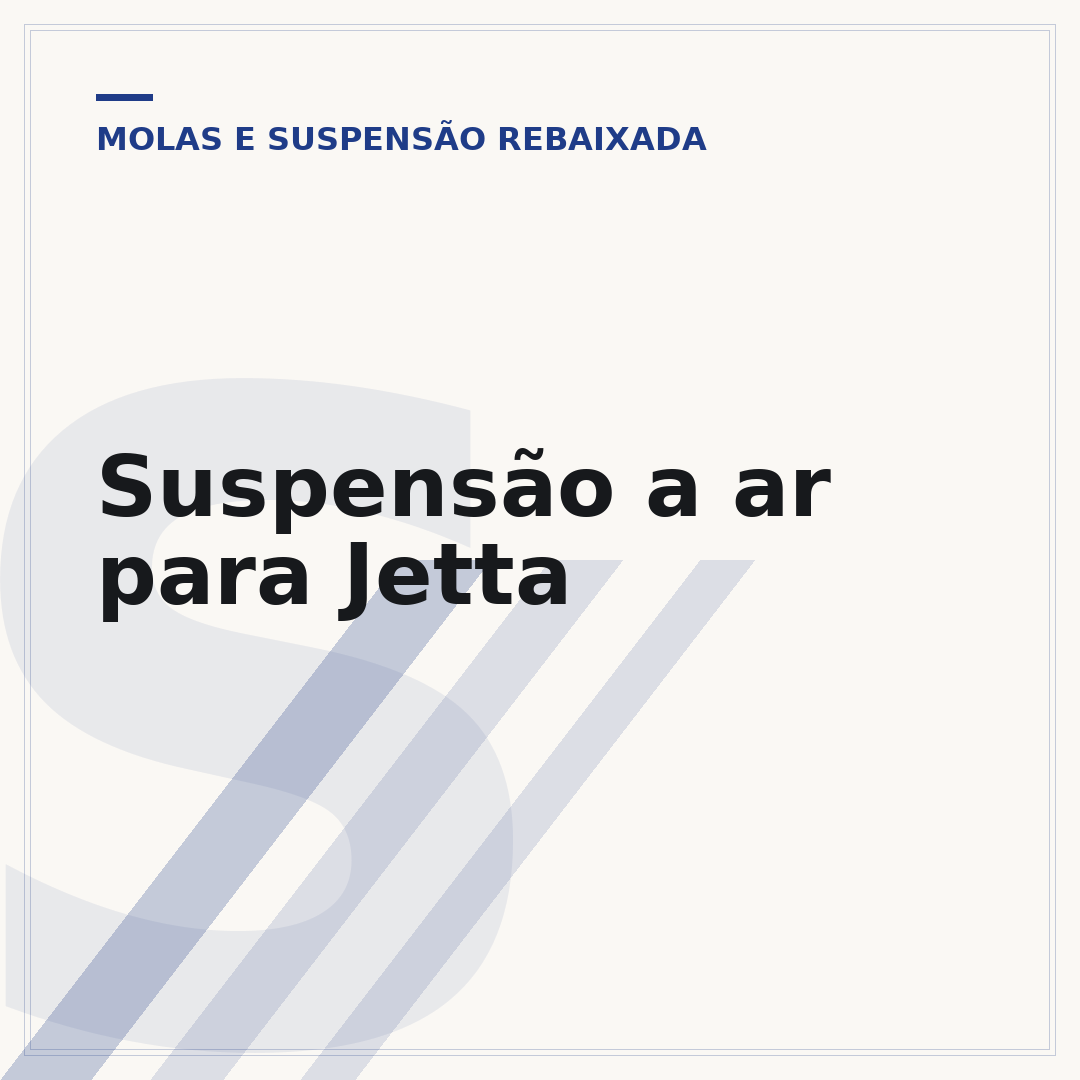 Suspensão a ar para Jetta