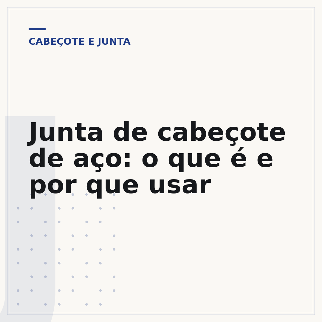 Junta de cabeçote de aço: o que é e por que usar