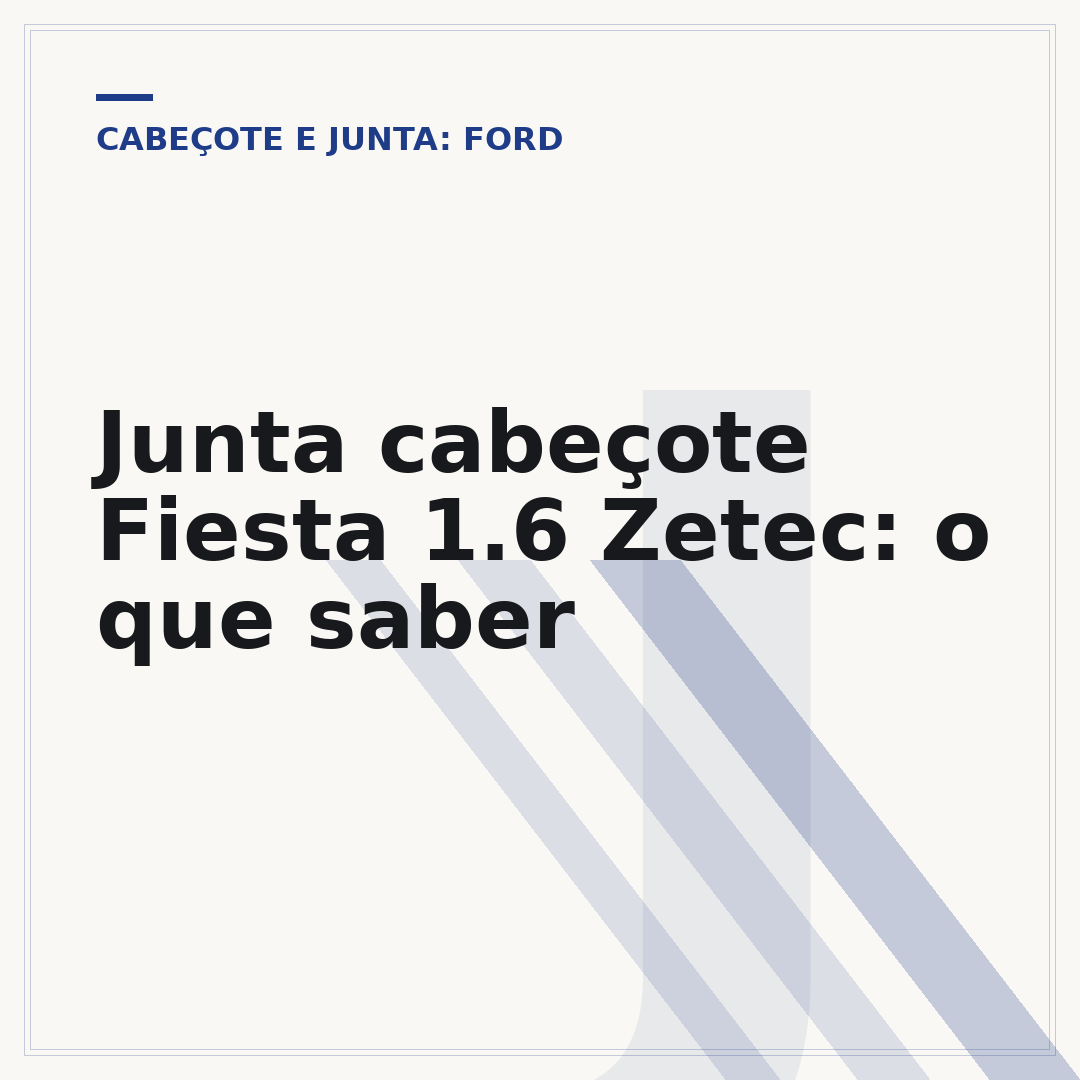 Junta cabeçote Fiesta 1.6 Zetec: o que saber