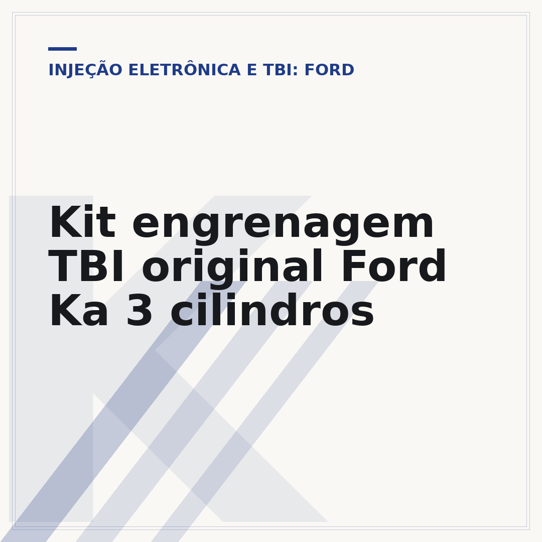 Kit engrenagem TBI original Ford Ka 3 cilindros