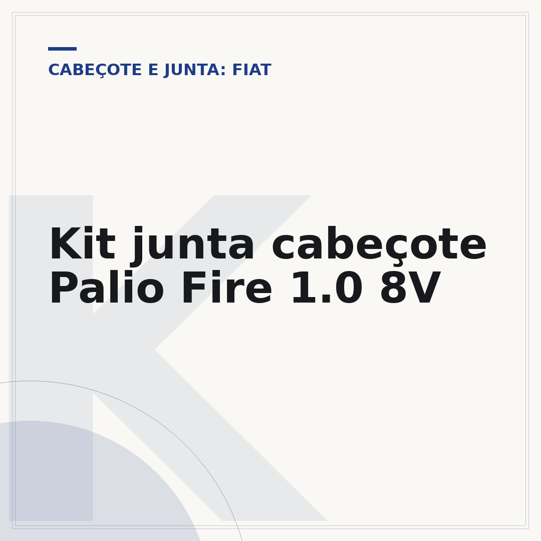 Kit junta cabeçote Palio Fire 1.0 8V