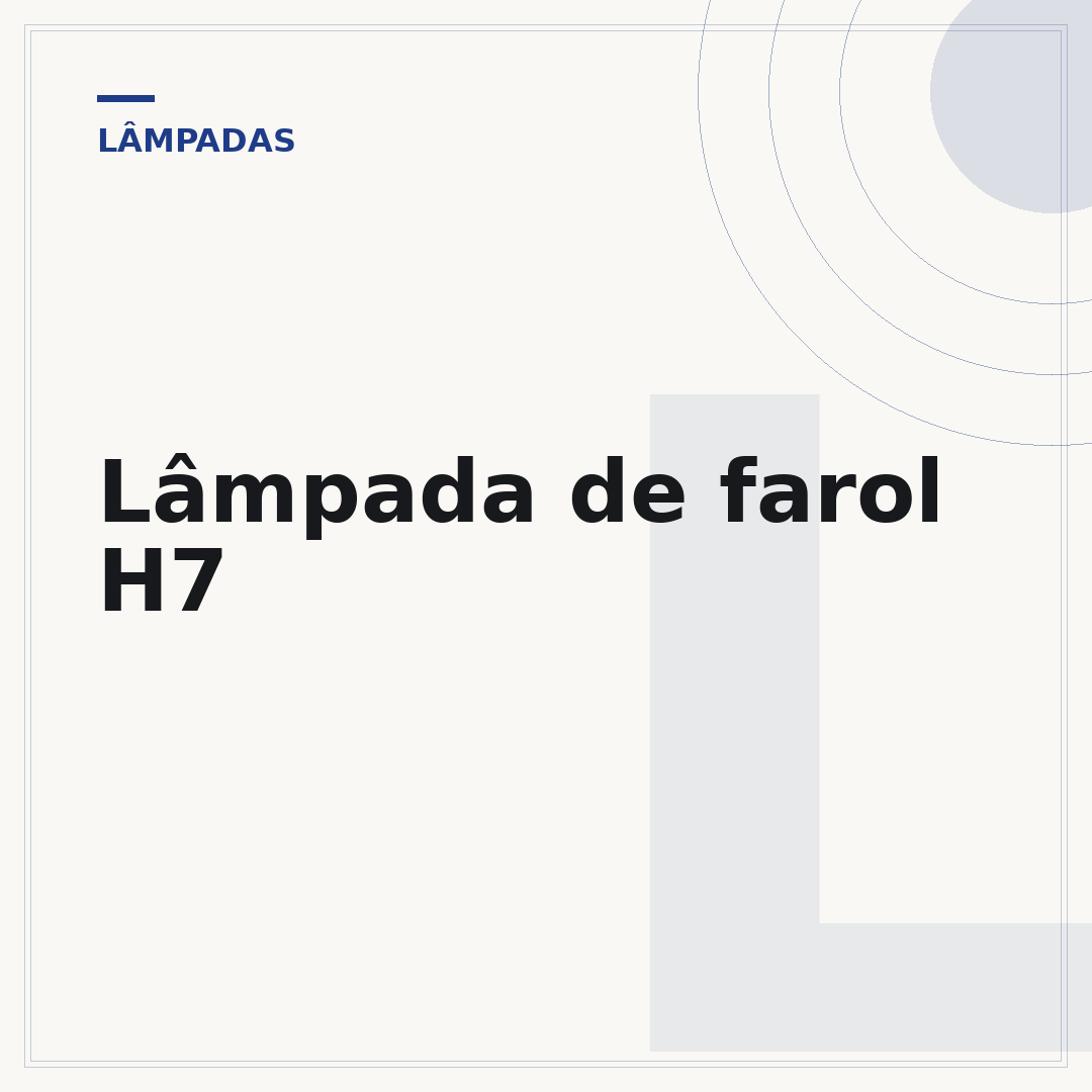 Lâmpada de farol H7