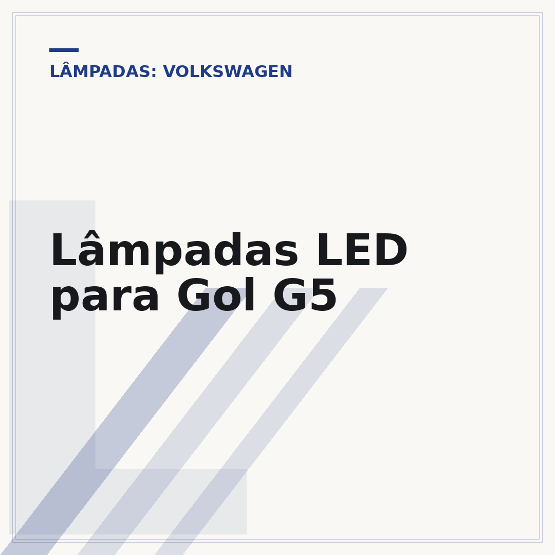 Lâmpadas LED para Gol G5