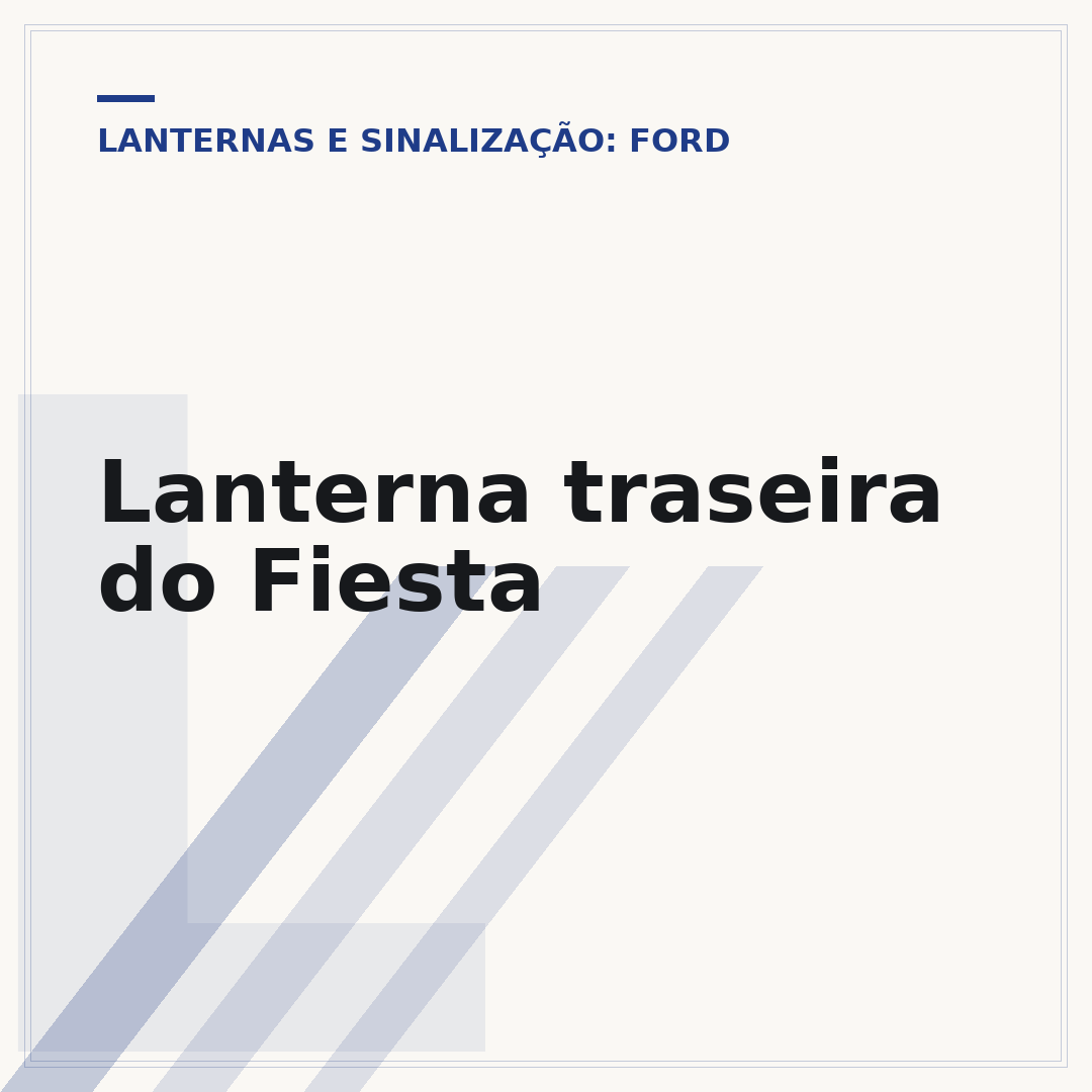Lanterna traseira do Fiesta