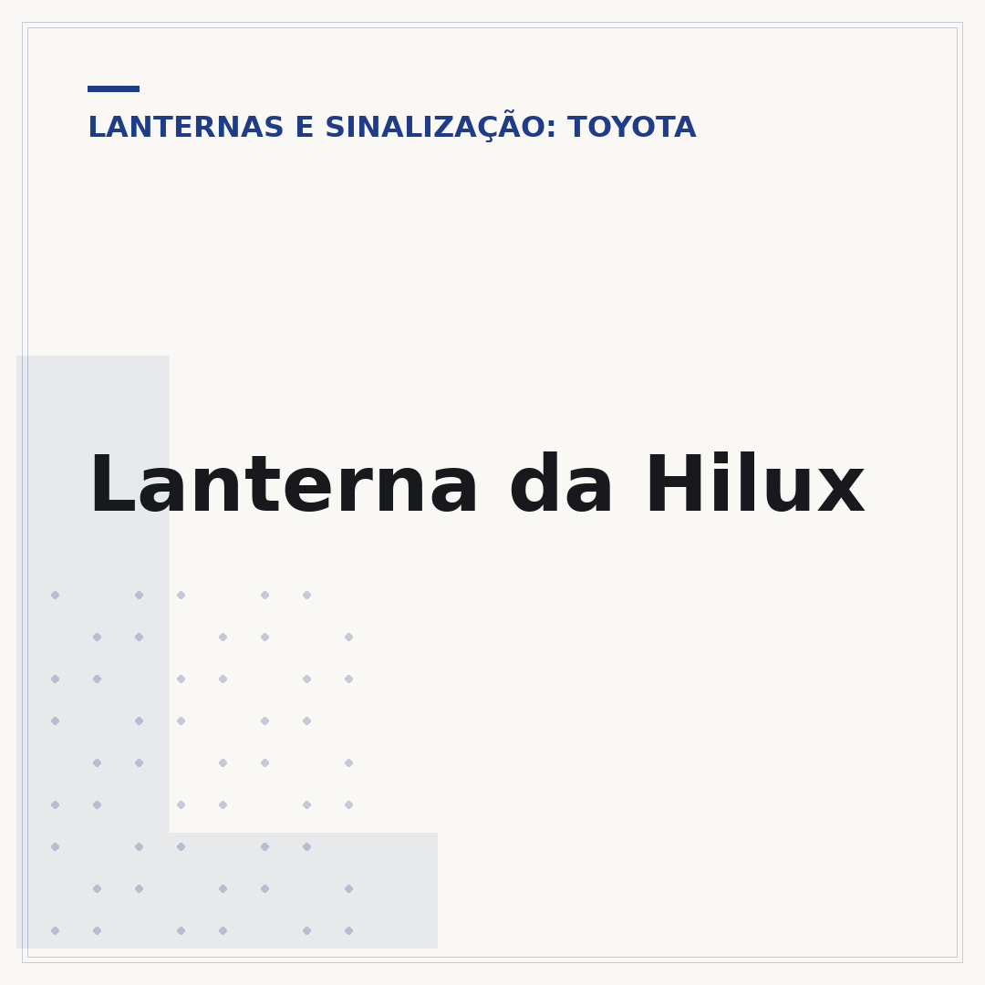 Lanterna da Hilux