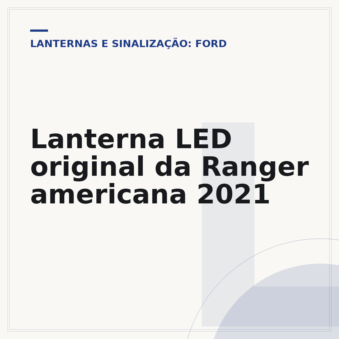 Lanterna LED original da Ranger americana 2021