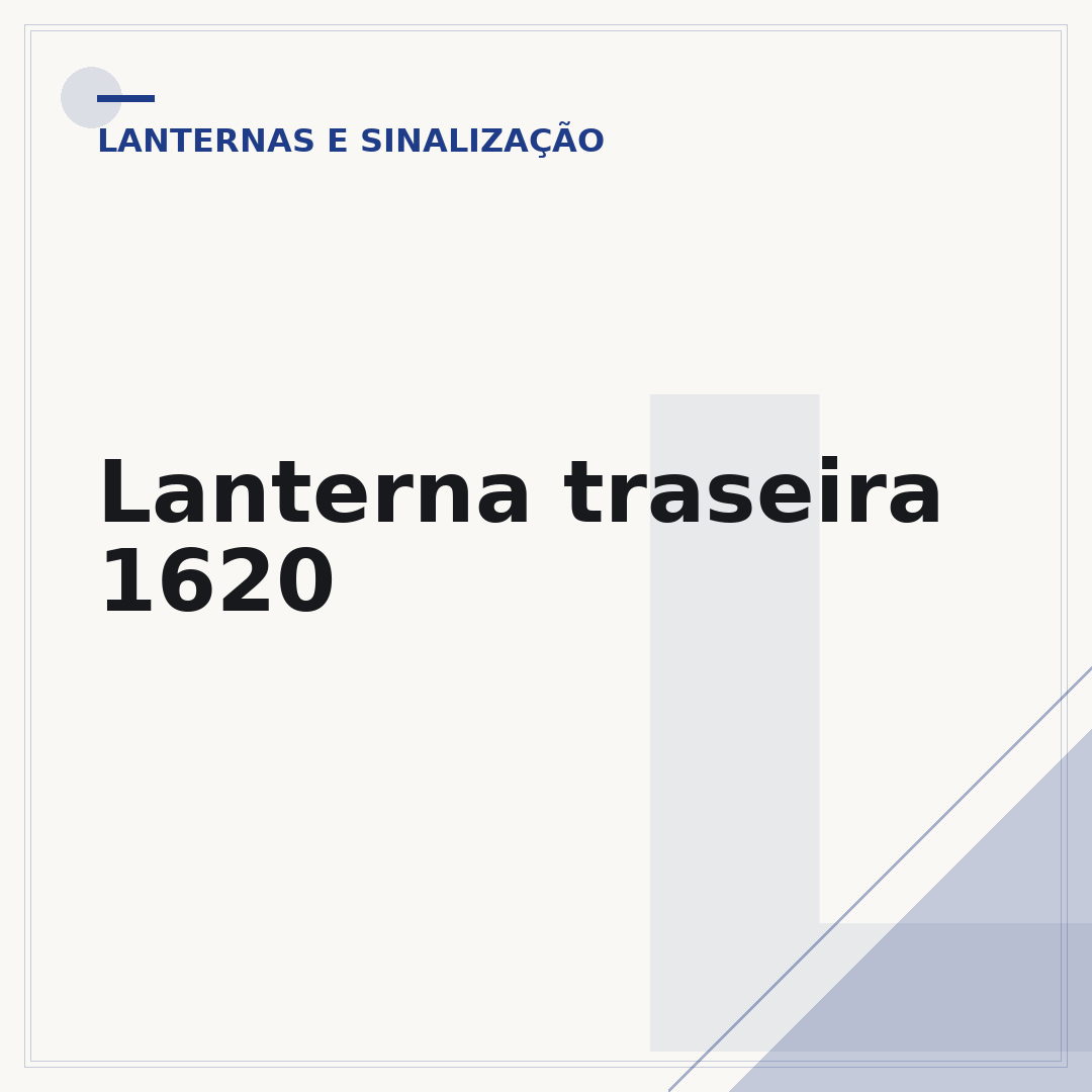 Lanterna traseira 1620