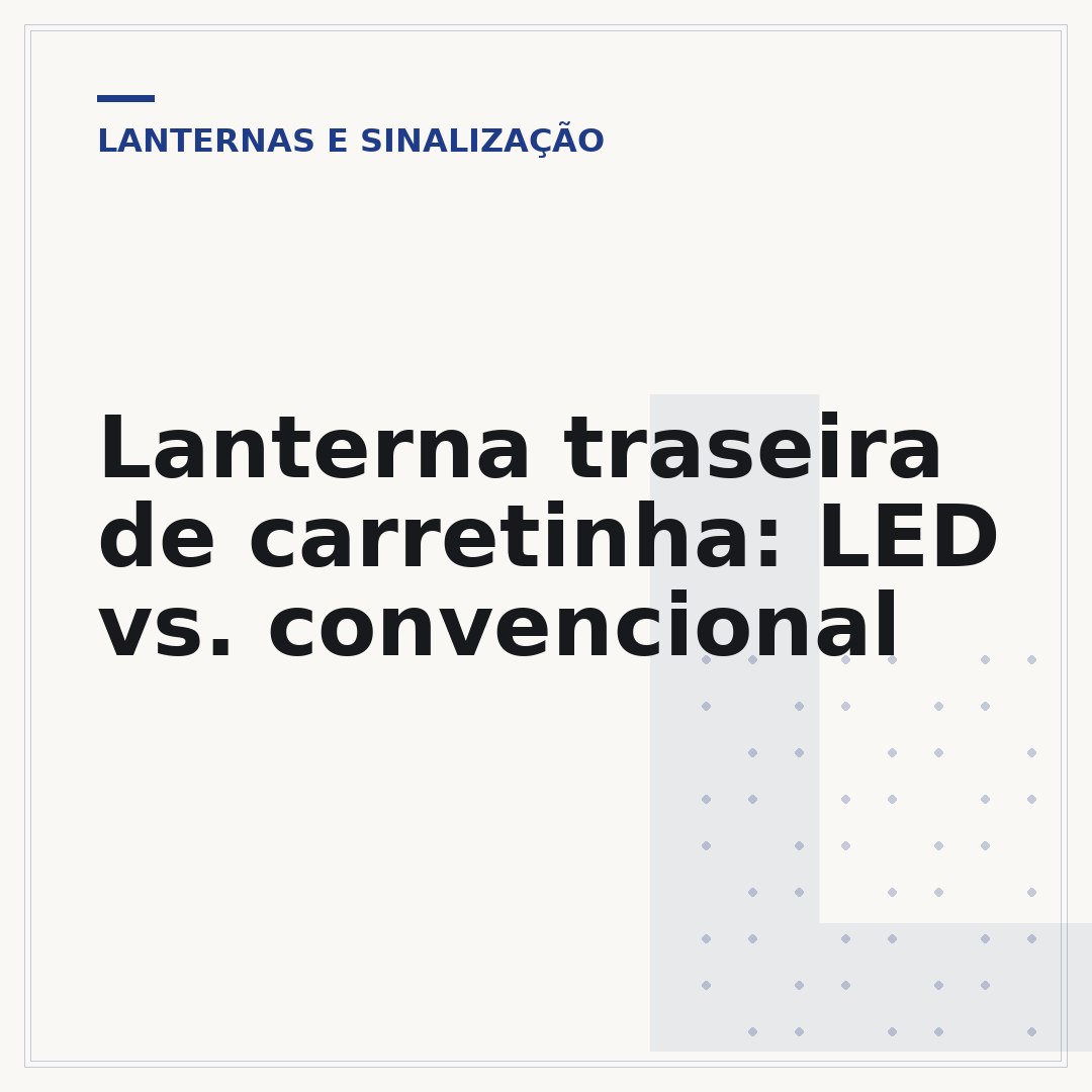 Lanterna traseira de carretinha: LED vs. convencional