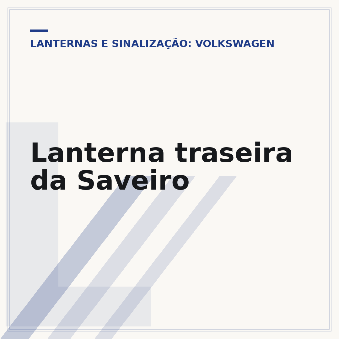 Lanterna traseira da Saveiro