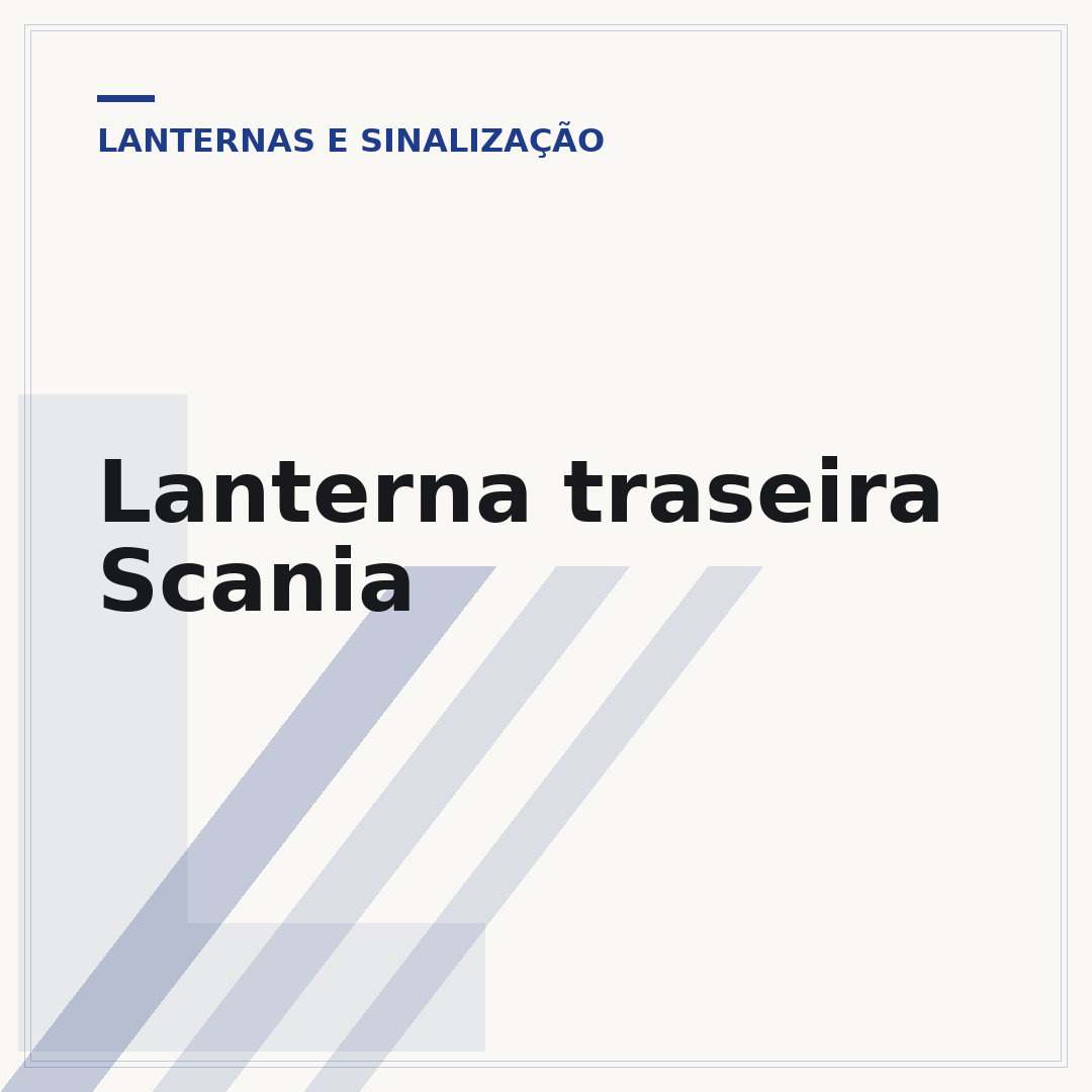 Lanterna traseira Scania