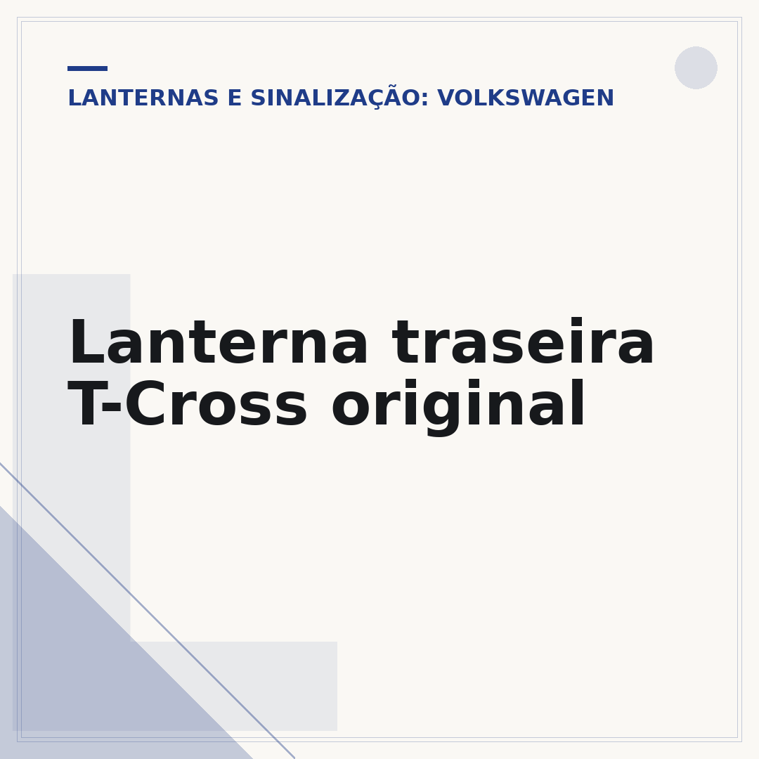 Lanterna traseira T-Cross original