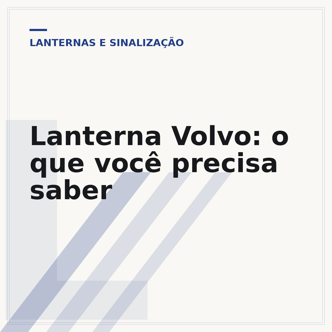 Lanterna Volvo: o que você precisa saber