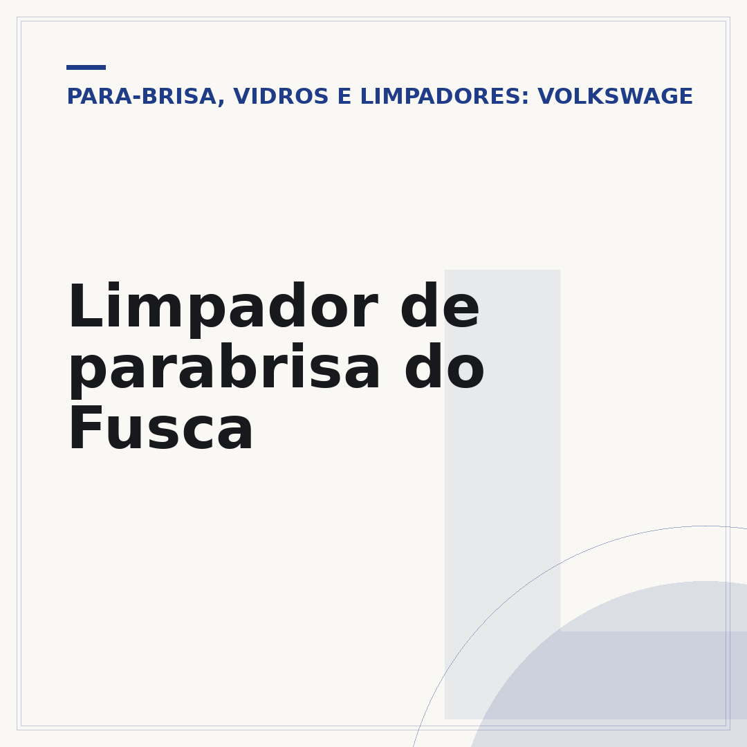 Limpador de parabrisa do Fusca